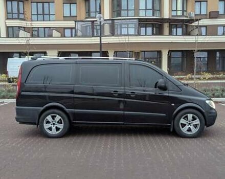 Черный Мерседес Вито, объемом двигателя 2.15 л и пробегом 565 тыс. км за 9000 $, фото 7 на Automoto.ua