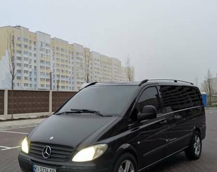 Черный Мерседес Вито, объемом двигателя 2.15 л и пробегом 565 тыс. км за 9000 $, фото 2 на Automoto.ua