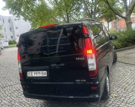 Чорний Мерседес Віто, об'ємом двигуна 3 л та пробігом 445 тис. км за 14172 $, фото 3 на Automoto.ua