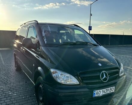 Черный Мерседес Вито, объемом двигателя 2.1 л и пробегом 400 тыс. км за 7600 $, фото 6 на Automoto.ua