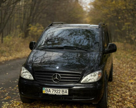 Черный Мерседес Вито, объемом двигателя 2.15 л и пробегом 330 тыс. км за 11600 $, фото 6 на Automoto.ua