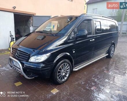 Черный Мерседес Вито, объемом двигателя 2.15 л и пробегом 365 тыс. км за 12500 $, фото 2 на Automoto.ua