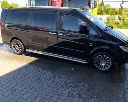 Черный Мерседес Вито, объемом двигателя 2.15 л и пробегом 365 тыс. км за 12500 $, фото 25 на Automoto.ua