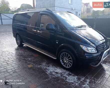 Черный Мерседес Вито, объемом двигателя 2.15 л и пробегом 365 тыс. км за 12500 $, фото 10 на Automoto.ua