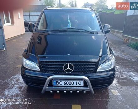 Черный Мерседес Вито, объемом двигателя 2.15 л и пробегом 365 тыс. км за 12500 $, фото 5 на Automoto.ua