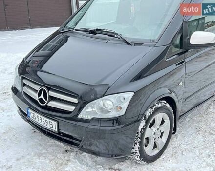 Черный Мерседес Вито, объемом двигателя 2.2 л и пробегом 265 тыс. км за 14700 $, фото 4 на Automoto.ua