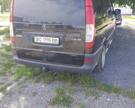 Черный Мерседес Вито, объемом двигателя 2.2 л и пробегом 999 тыс. км за 9500 $, фото 13 на Automoto.ua