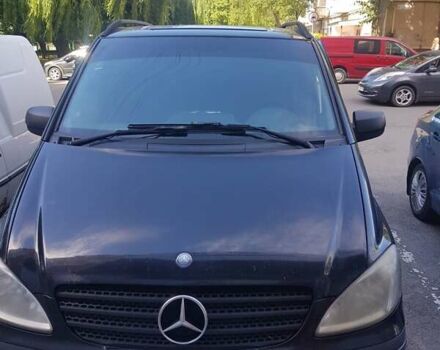 Черный Мерседес Вито, объемом двигателя 2.2 л и пробегом 999 тыс. км за 9500 $, фото 7 на Automoto.ua