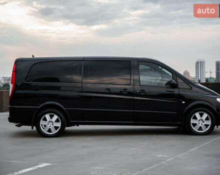 Черный Мерседес Вито, объемом двигателя 2.15 л и пробегом 120 тыс. км за 37000 $, фото 1 на Automoto.ua