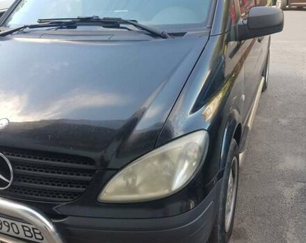 Черный Мерседес Вито, объемом двигателя 2.2 л и пробегом 999 тыс. км за 9500 $, фото 8 на Automoto.ua