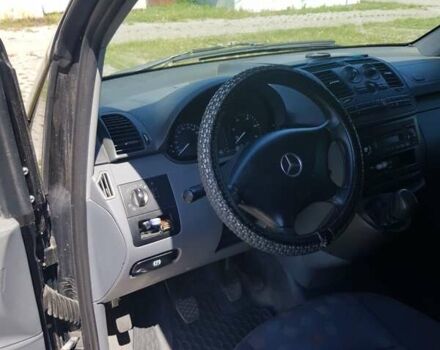 Черный Мерседес Вито, объемом двигателя 2.2 л и пробегом 999 тыс. км за 9500 $, фото 26 на Automoto.ua
