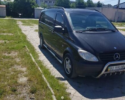 Черный Мерседес Вито, объемом двигателя 2.2 л и пробегом 999 тыс. км за 9500 $, фото 3 на Automoto.ua