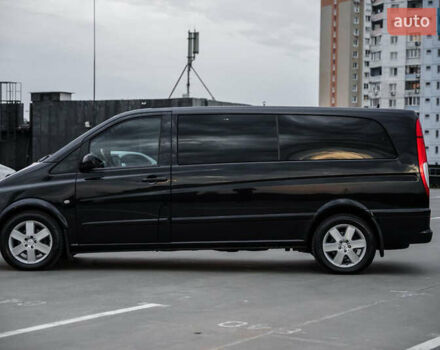 Черный Мерседес Вито, объемом двигателя 2.15 л и пробегом 120 тыс. км за 37000 $, фото 3 на Automoto.ua