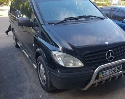 Черный Мерседес Вито, объемом двигателя 2.2 л и пробегом 999 тыс. км за 9500 $, фото 9 на Automoto.ua