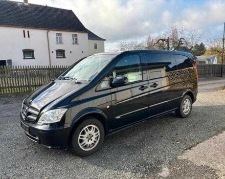 Черный Мерседес Вито, объемом двигателя 3 л и пробегом 240 тыс. км за 9100 $, фото 2 на Automoto.ua