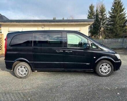 Черный Мерседес Вито, объемом двигателя 3 л и пробегом 240 тыс. км за 9100 $, фото 1 на Automoto.ua
