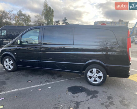 Черный Мерседес Вито, объемом двигателя 2.14 л и пробегом 255 тыс. км за 10900 $, фото 3 на Automoto.ua