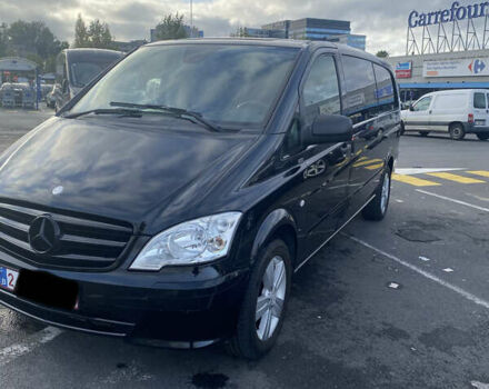 Черный Мерседес Вито, объемом двигателя 2.14 л и пробегом 255 тыс. км за 10900 $, фото 7 на Automoto.ua