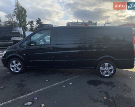 Черный Мерседес Вито, объемом двигателя 2.14 л и пробегом 255 тыс. км за 10900 $, фото 11 на Automoto.ua