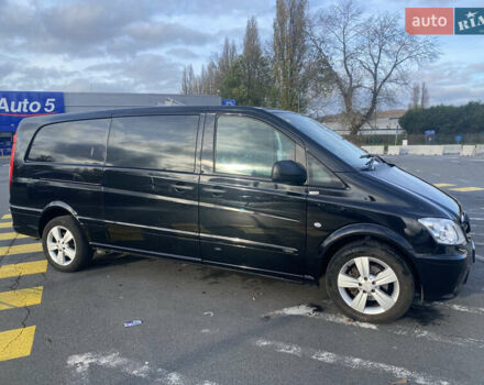 Черный Мерседес Вито, объемом двигателя 2.14 л и пробегом 255 тыс. км за 10900 $, фото 17 на Automoto.ua