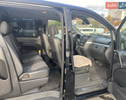 Черный Мерседес Вито, объемом двигателя 2.14 л и пробегом 255 тыс. км за 10900 $, фото 15 на Automoto.ua