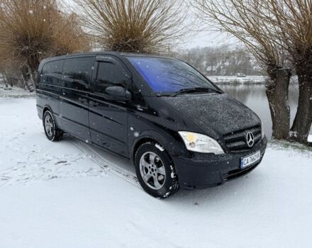 Черный Мерседес Вито, объемом двигателя 2.2 л и пробегом 350 тыс. км за 14900 $, фото 10 на Automoto.ua