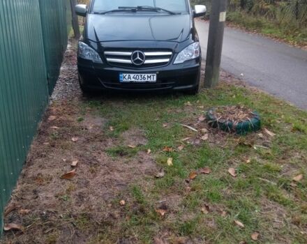 Черный Мерседес Вито, объемом двигателя 2.1 л и пробегом 400 тыс. км за 286 $, фото 1 на Automoto.ua