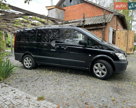 Черный Мерседес Вито, объемом двигателя 2.14 л и пробегом 325 тыс. км за 15300 $, фото 3 на Automoto.ua