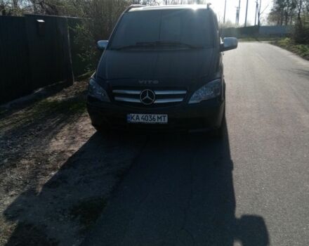 Черный Мерседес Вито, объемом двигателя 2.1 л и пробегом 400 тыс. км за 286 $, фото 2 на Automoto.ua