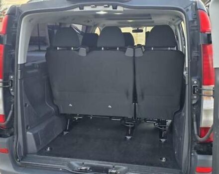 Черный Мерседес Вито, объемом двигателя 2.14 л и пробегом 348 тыс. км за 18000 $, фото 14 на Automoto.ua