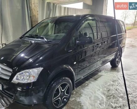 Черный Мерседес Вито, объемом двигателя 2.14 л и пробегом 296 тыс. км за 17000 $, фото 6 на Automoto.ua