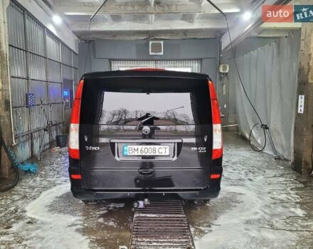 Черный Мерседес Вито, объемом двигателя 2.14 л и пробегом 296 тыс. км за 17000 $, фото 8 на Automoto.ua