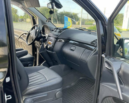 Черный Мерседес Вито, объемом двигателя 2.14 л и пробегом 173 тыс. км за 19200 $, фото 9 на Automoto.ua