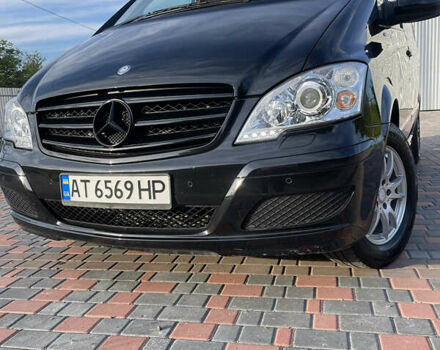 Черный Мерседес Вито, объемом двигателя 2.14 л и пробегом 173 тыс. км за 19200 $, фото 15 на Automoto.ua