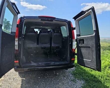 Черный Мерседес Вито, объемом двигателя 2.1 л и пробегом 220 тыс. км за 12500 $, фото 6 на Automoto.ua