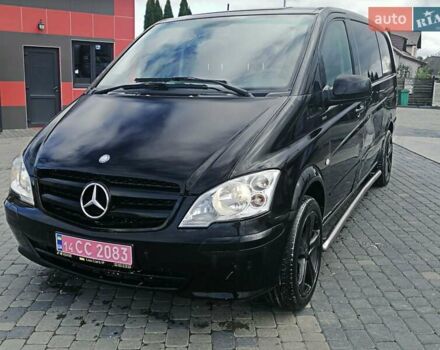 Чорний Мерседес Віто, об'ємом двигуна 2.2 л та пробігом 199 тис. км за 14950 $, фото 3 на Automoto.ua