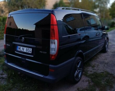 Черный Мерседес Вито, объемом двигателя 2.2 л и пробегом 228 тыс. км за 9400 $, фото 4 на Automoto.ua