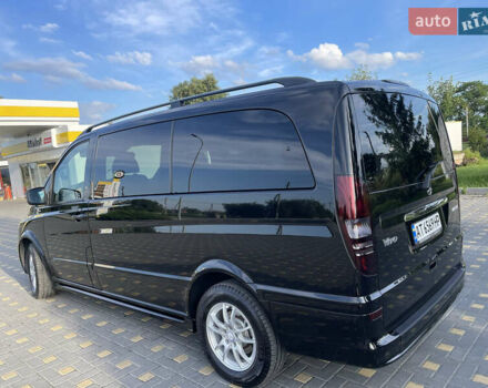 Черный Мерседес Вито, объемом двигателя 2.14 л и пробегом 173 тыс. км за 19200 $, фото 4 на Automoto.ua