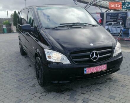 Чорний Мерседес Віто, об'ємом двигуна 2.2 л та пробігом 190 тис. км за 14950 $, фото 9 на Automoto.ua
