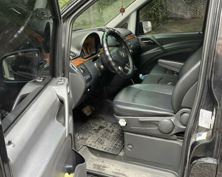 Черный Мерседес Вито, объемом двигателя 2.2 л и пробегом 320 тыс. км за 27600 $, фото 11 на Automoto.ua