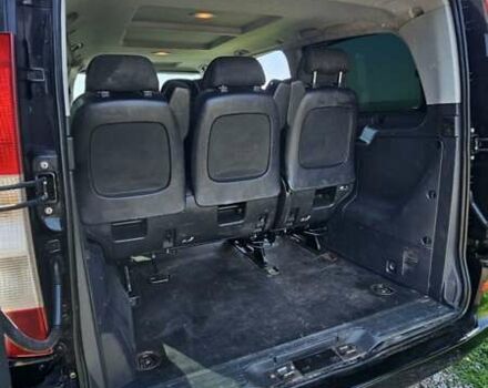 Черный Мерседес Вито, объемом двигателя 2.1 л и пробегом 220 тыс. км за 12500 $, фото 2 на Automoto.ua