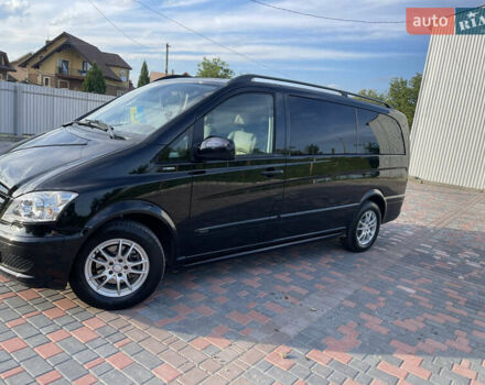 Черный Мерседес Вито, объемом двигателя 2.14 л и пробегом 173 тыс. км за 19200 $, фото 17 на Automoto.ua