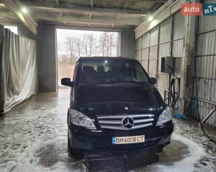 Черный Мерседес Вито, объемом двигателя 2.14 л и пробегом 296 тыс. км за 17000 $, фото 12 на Automoto.ua