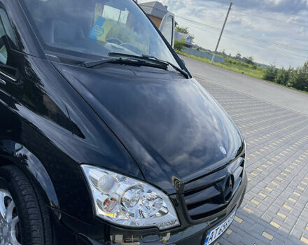 Черный Мерседес Вито, объемом двигателя 2.14 л и пробегом 173 тыс. км за 19200 $, фото 13 на Automoto.ua