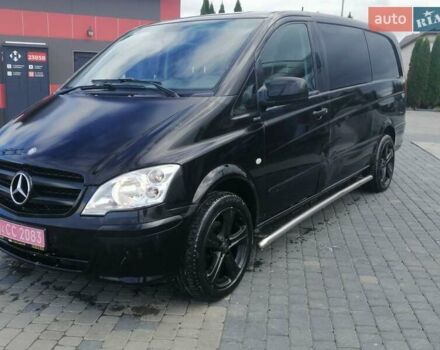 Чорний Мерседес Віто, об'ємом двигуна 2.2 л та пробігом 190 тис. км за 14950 $, фото 5 на Automoto.ua