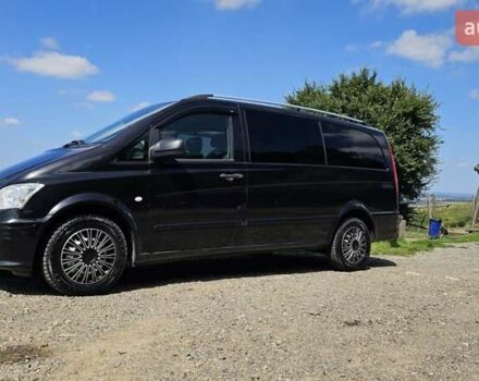 Черный Мерседес Вито, объемом двигателя 2.1 л и пробегом 220 тыс. км за 12500 $, фото 3 на Automoto.ua