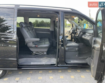 Черный Мерседес Вито, объемом двигателя 2.14 л и пробегом 173 тыс. км за 19200 $, фото 11 на Automoto.ua