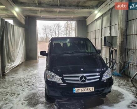 Черный Мерседес Вито, объемом двигателя 2.14 л и пробегом 296 тыс. км за 17000 $, фото 11 на Automoto.ua