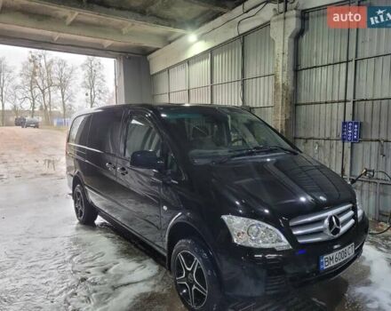 Черный Мерседес Вито, объемом двигателя 2.14 л и пробегом 296 тыс. км за 17000 $, фото 10 на Automoto.ua