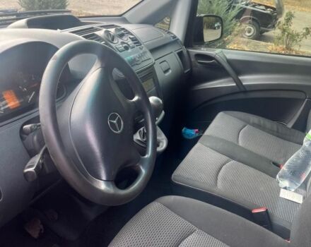 Черный Мерседес Вито, объемом двигателя 2.1 л и пробегом 275 тыс. км за 12000 $, фото 3 на Automoto.ua